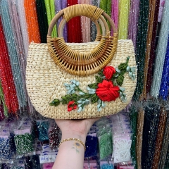 nhánh hoa ruy băng trang trí
